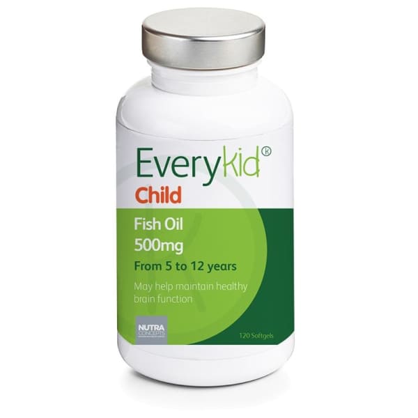 Everykid Childrens Fish Oil 500mg 120 Capsules - 120 